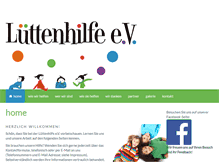 Tablet Screenshot of luettenhilfe.de